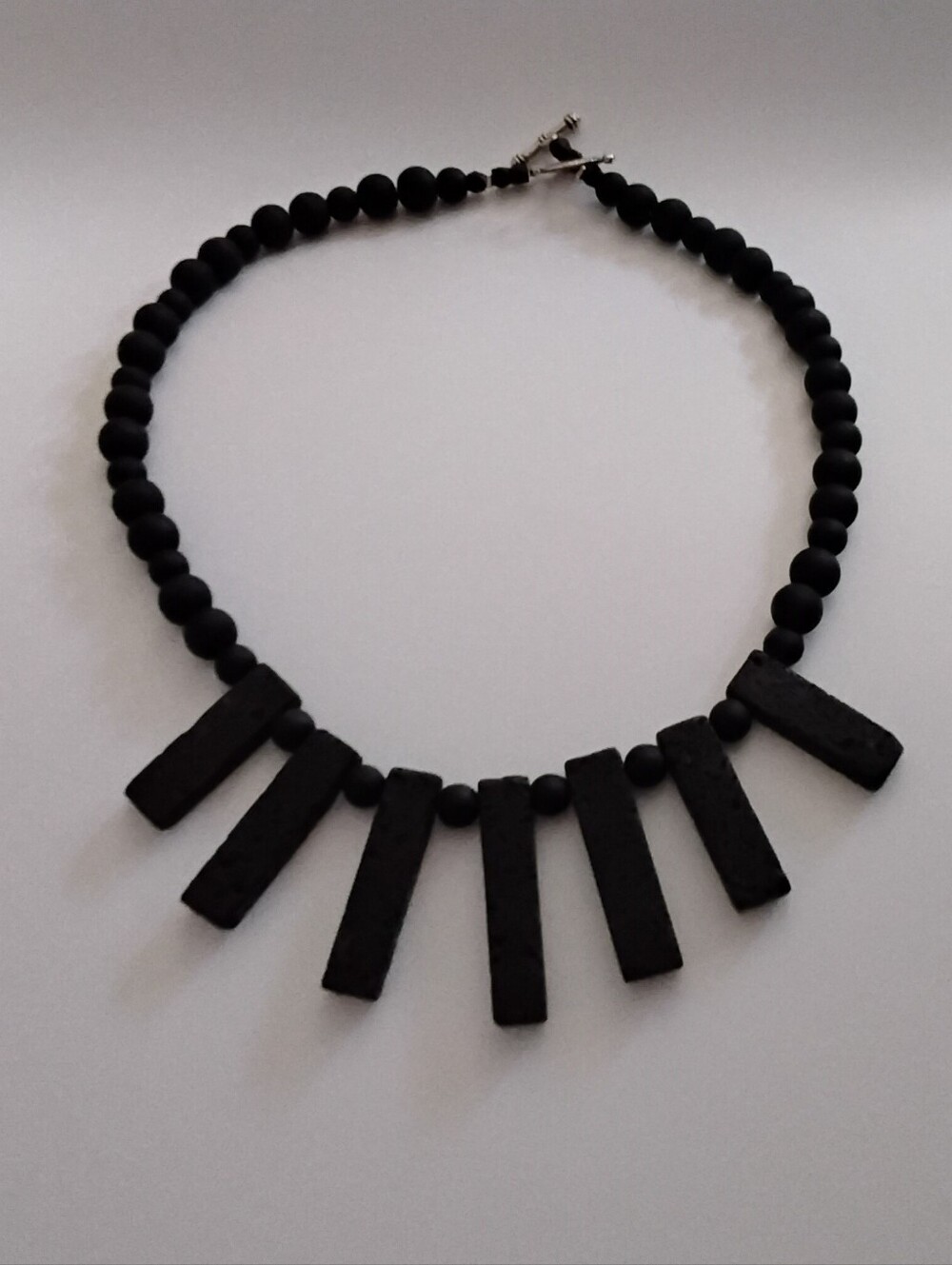 Black Lava Rock Beads